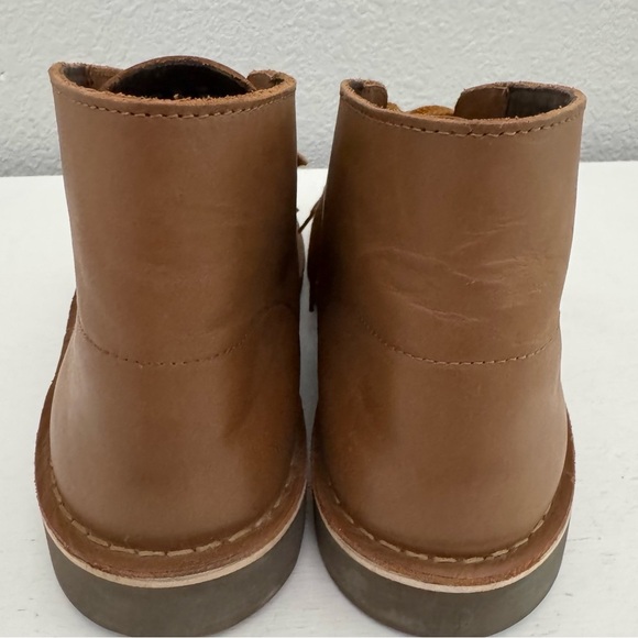 Clarks Bushacre Chukka Boots Brown Leather Comfort Shoes Men's Size 10 - Picture 6 of 12